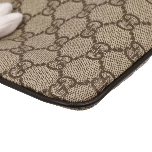 Gucci Beige PVC GG Shoulder Bag - Picture 3 of 9